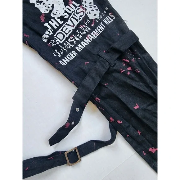 Goth Lolita & Punk Pants Womens Large NWT‎ Y2K Inspired Harajuku Belts Bondage - Picture 7 of 13